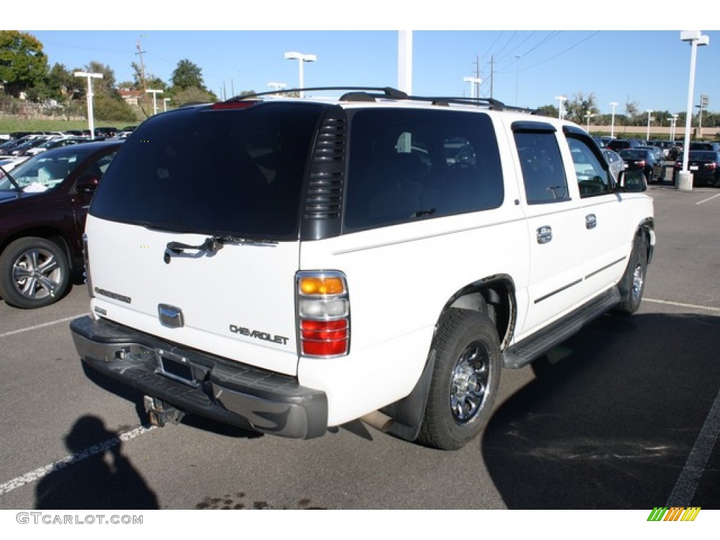 2004 Suburban 1500 LT 4x4 - Summit White / Gray/Dark Charcoal photo #2