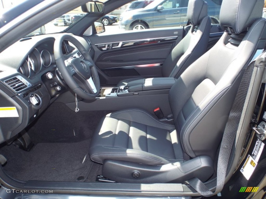 2014 E 350 Cabriolet - Black / Black photo #5