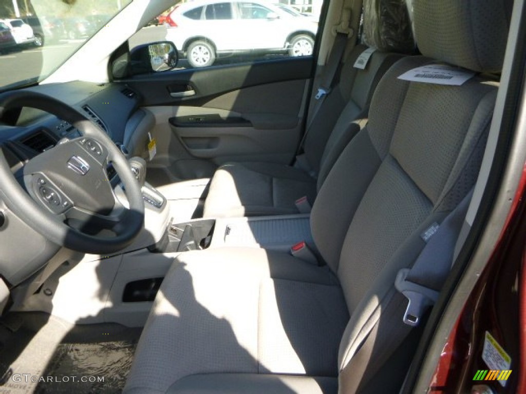 2014 CR-V EX AWD - Basque Red Pearl II / Gray photo #10
