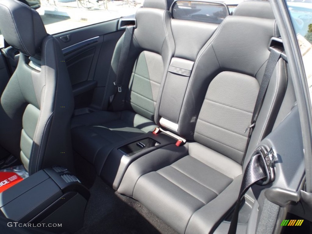 2014 E 350 Cabriolet - Black / Black photo #6