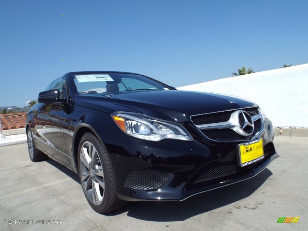 2014 E 350 Cabriolet - Black / Black photo #11