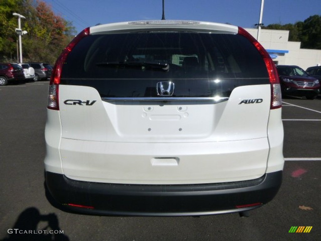 2014 CR-V EX-L AWD - White Diamond Pearl / Black photo #4
