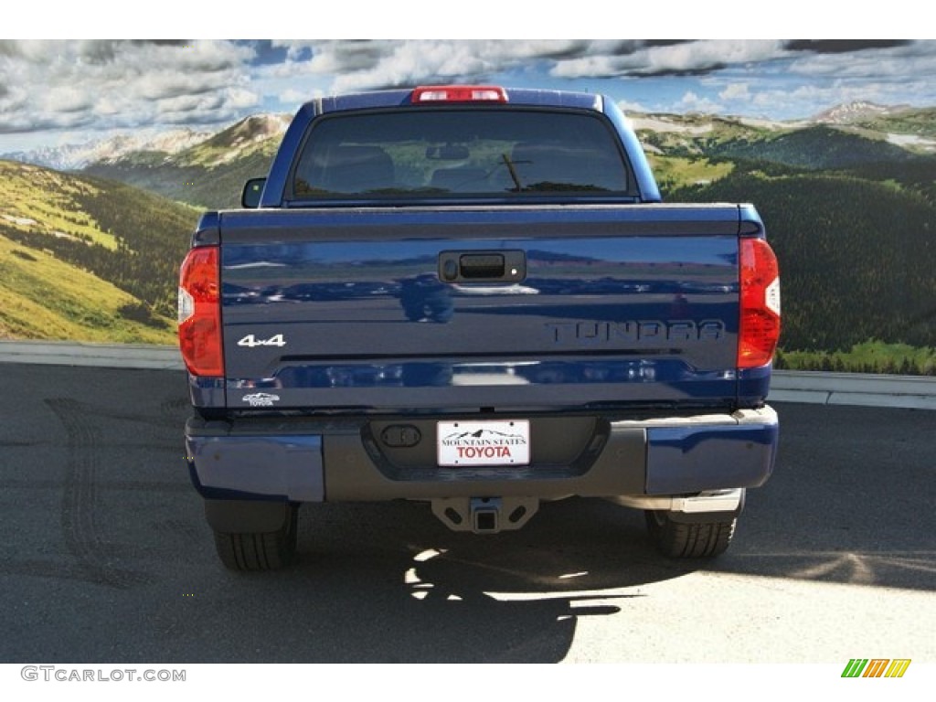 2014 Tundra Platinum Crewmax 4x4 - Blue Ribbon Metallic / Black photo #4