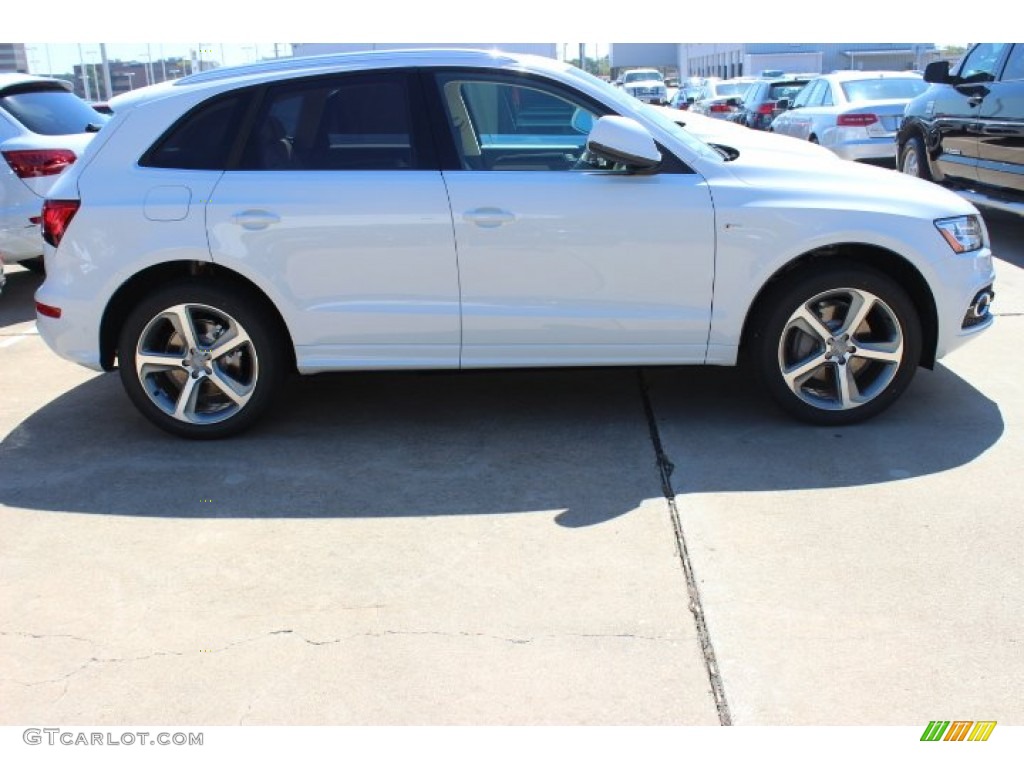 2014 Q5 3.0 TFSI quattro - Glacier White Metallic / Pistachio Beige photo #7