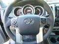 Graphite 2014 Toyota Tacoma V6 TRD Sport Access Cab 4x4 Steering Wheel