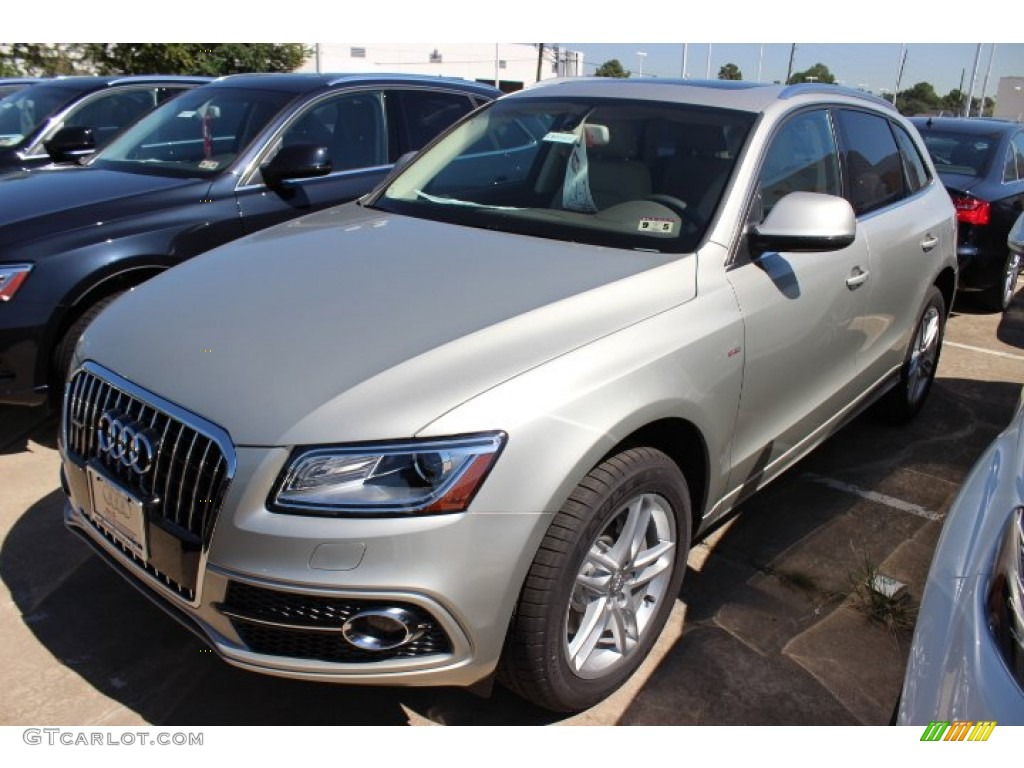 2014 Q5 3.0 TFSI quattro - Cuvee Silver Metallic / Pistachio Beige photo #3