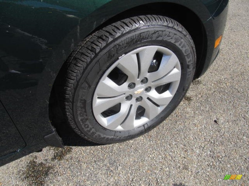 2014 Cruze LS - Rainforest Green Metallic / Jet Black/Medium Titanium photo #8