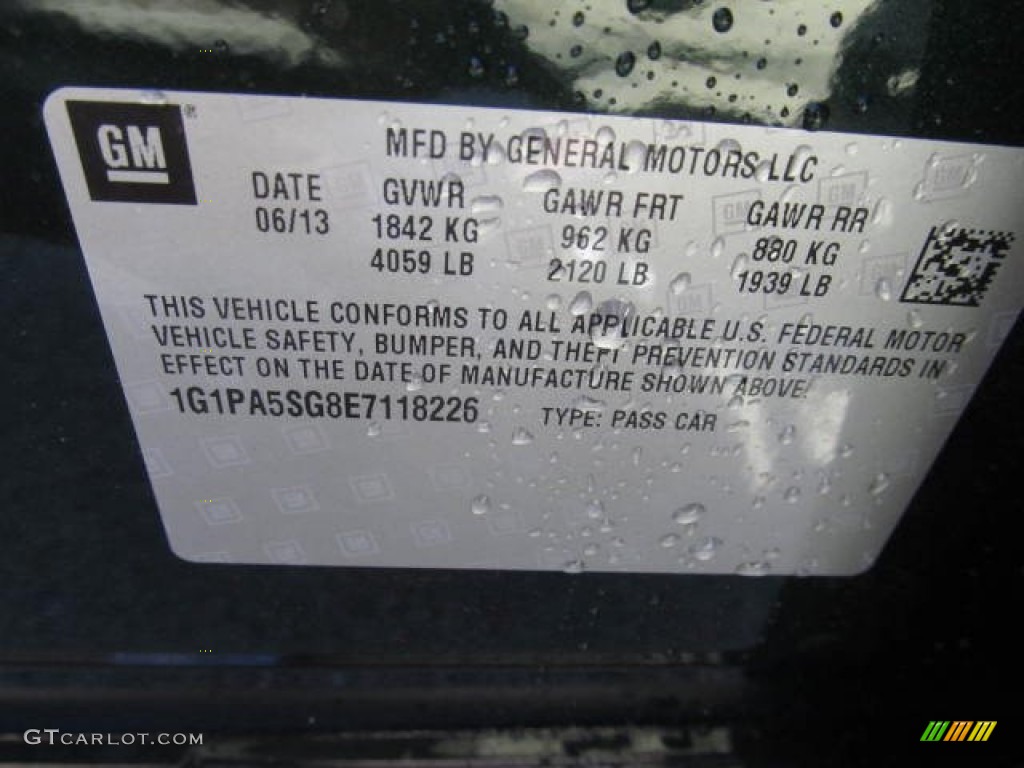 2014 Cruze LS - Rainforest Green Metallic / Jet Black/Medium Titanium photo #19