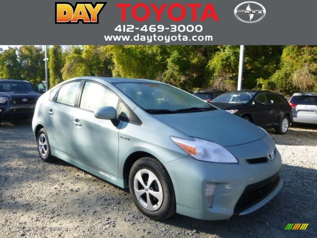 2013 Prius Two Hybrid - Sea Glass Pearl / Misty Gray photo #1