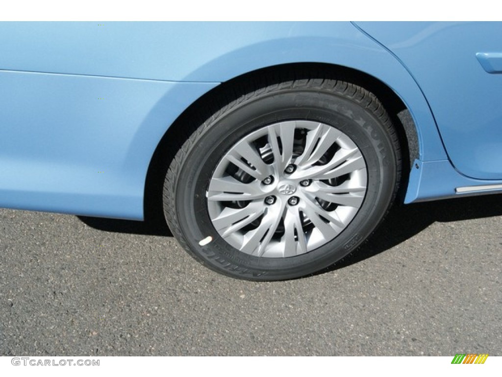 2014 Camry Hybrid LE - Clearwater Blue Metallic / Ash photo #9