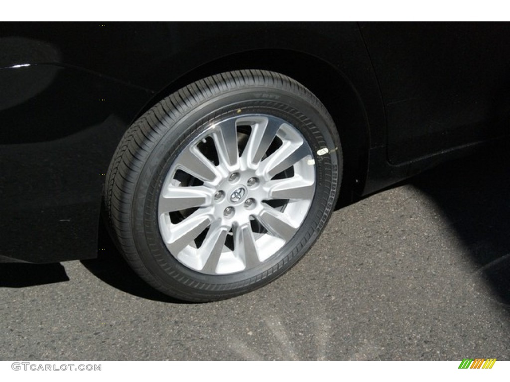 2014 Sienna Limited AWD - Black / Bisque photo #11