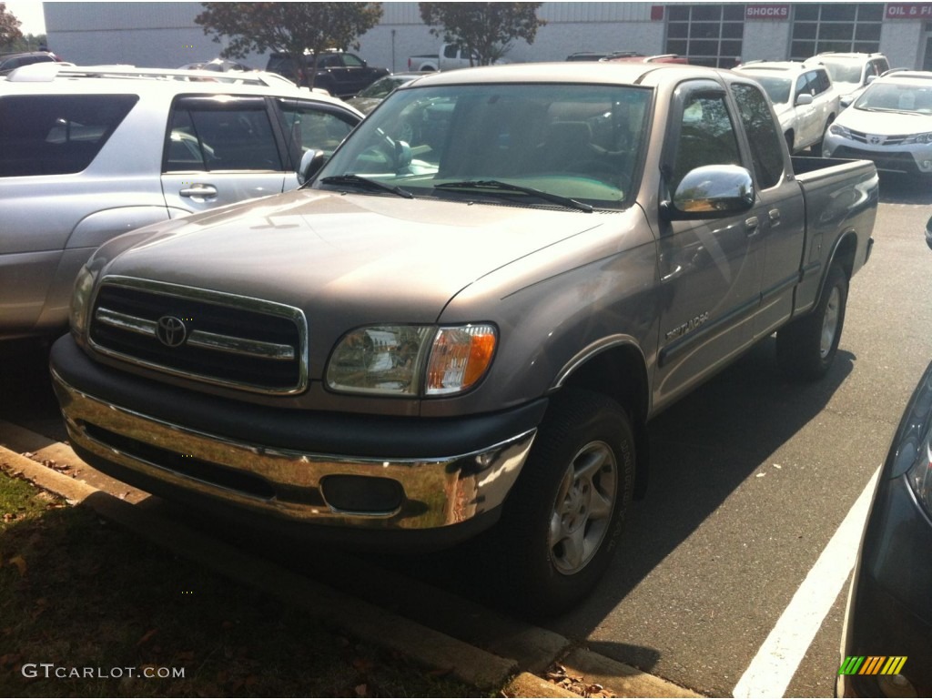 2001 Tundra SR5 Extended Cab - Thunder Gray Metallic / Oak photo #1