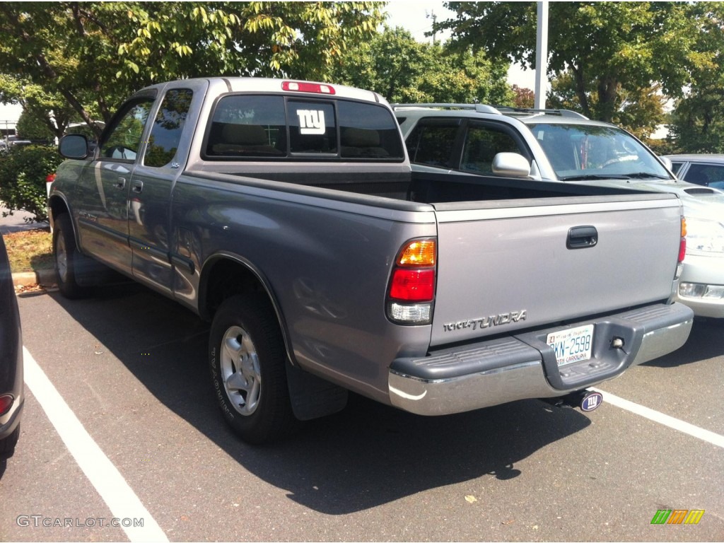 2001 Tundra SR5 Extended Cab - Thunder Gray Metallic / Oak photo #4