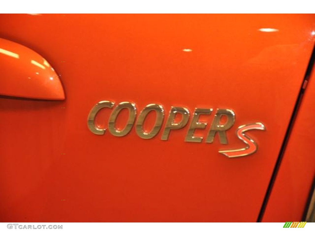 2011 Cooper S Convertible - Spice Orange Metallic / Checkered Carbon Black/Black photo #16