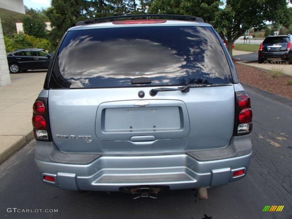 2006 TrailBlazer LS 4x4 - Silver Blue Metallic / Light Gray photo #7