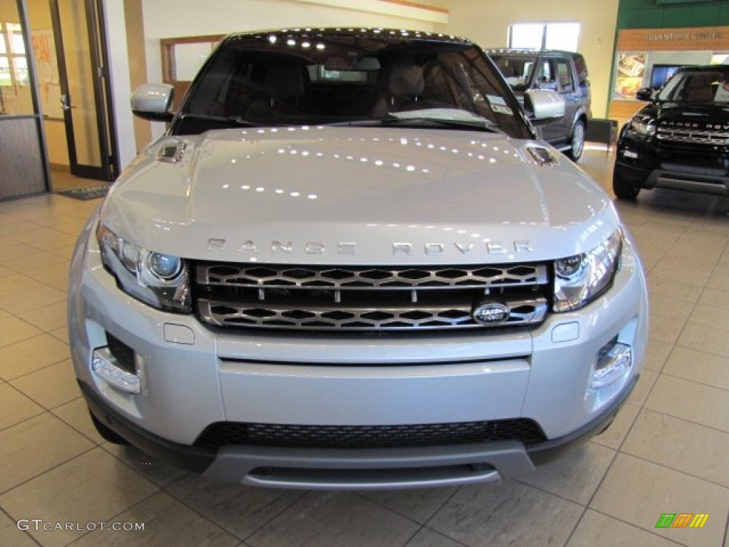 Indus Silver Metallic 2013 Land Rover Range Rover Evoque Pure Exterior Photo #86594964