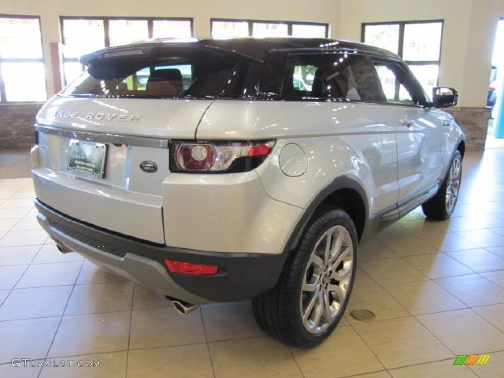 2013 Range Rover Evoque Pure - Indus Silver Metallic / Ebony photo #8