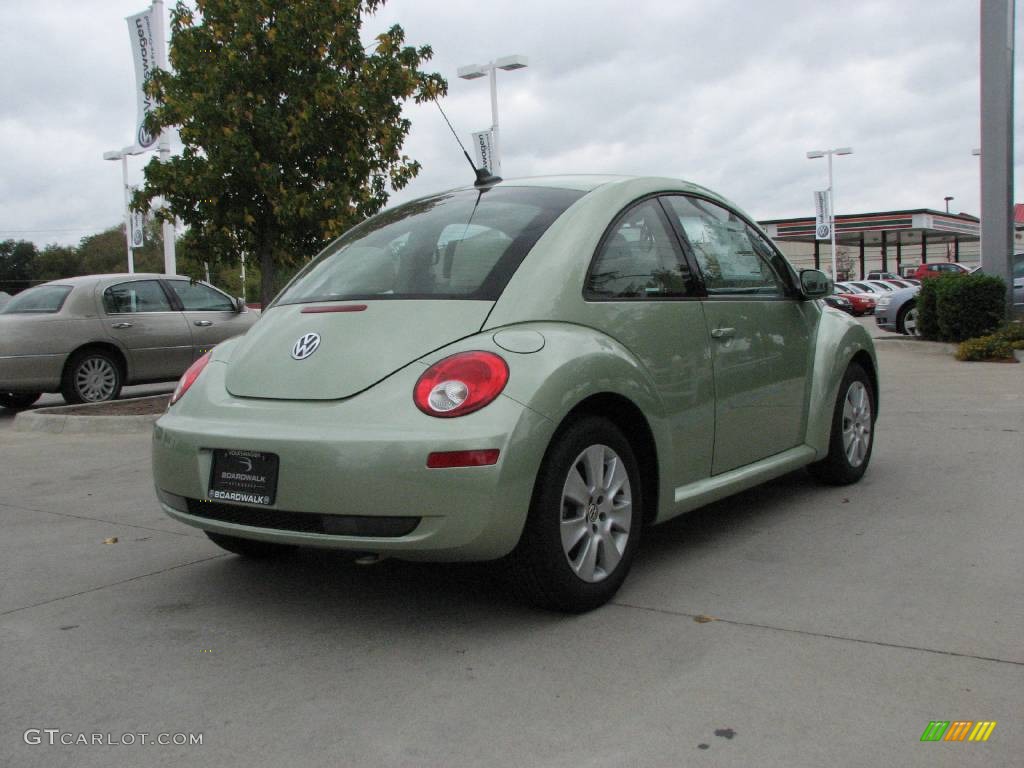 2009 New Beetle 2.5 Coupe - Gecko Green Metallic / Cream photo #7