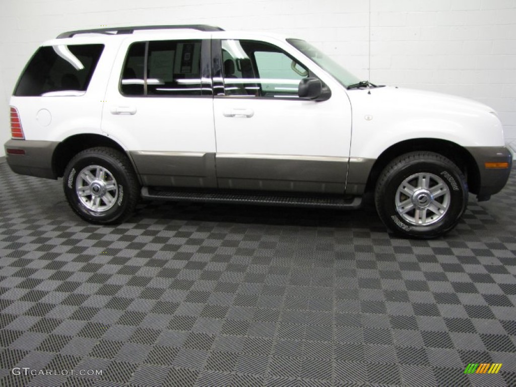 2003 Mountaineer Convenience AWD - Oxford White / Medium Dark Parchment photo #3