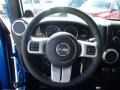 2014 Jeep Wrangler Unlimited Black Interior Steering Wheel Photo