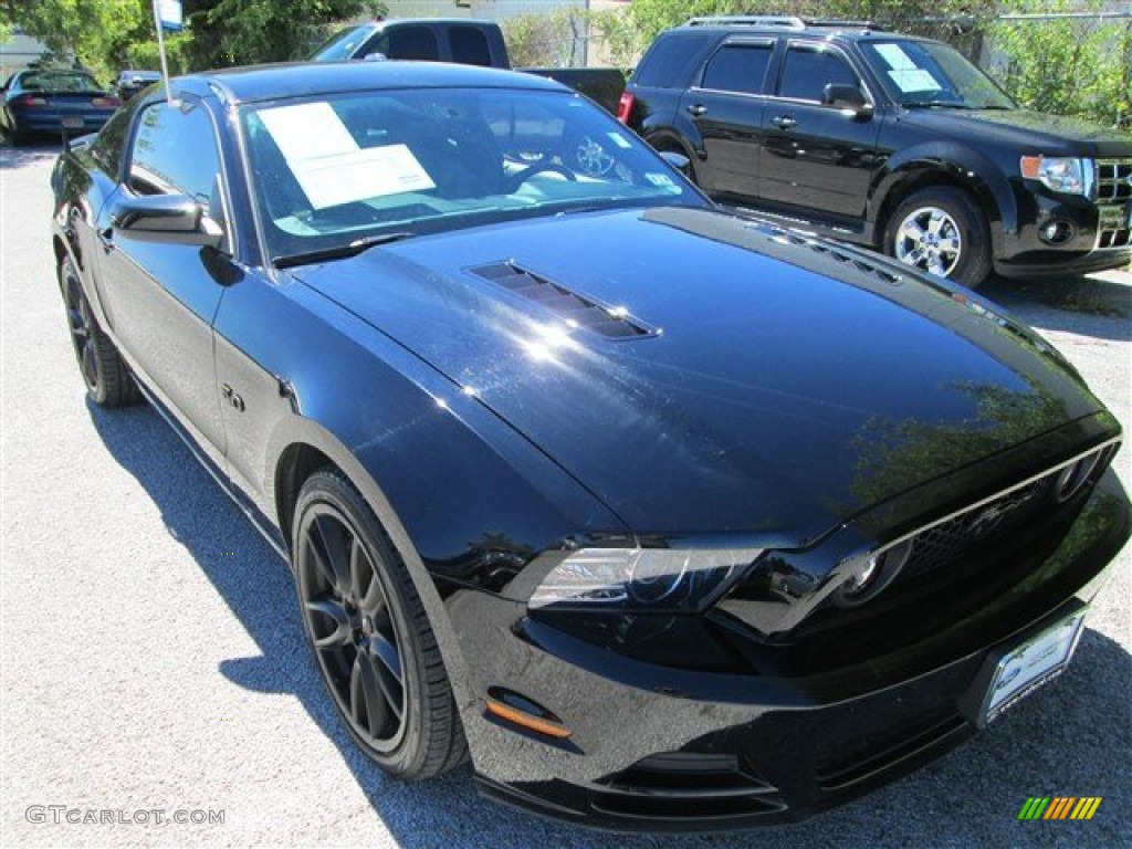 2013 Mustang GT Premium Coupe - Black / Charcoal Black/Recaro Sport Seats photo #1