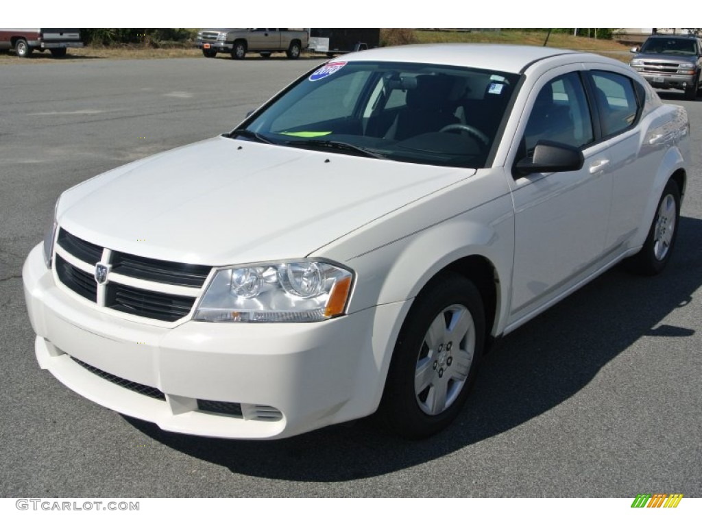 2010 Avenger SXT - White Gold / Dark Slate Gray photo #2