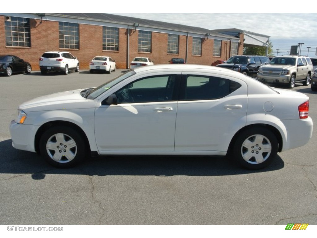 2010 Avenger SXT - White Gold / Dark Slate Gray photo #3