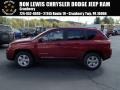 Deep Cherry Red Crystal Pearl 2014 Jeep Compass Sport