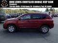 2014 Deep Cherry Red Crystal Pearl Jeep Compass Sport  photo #1