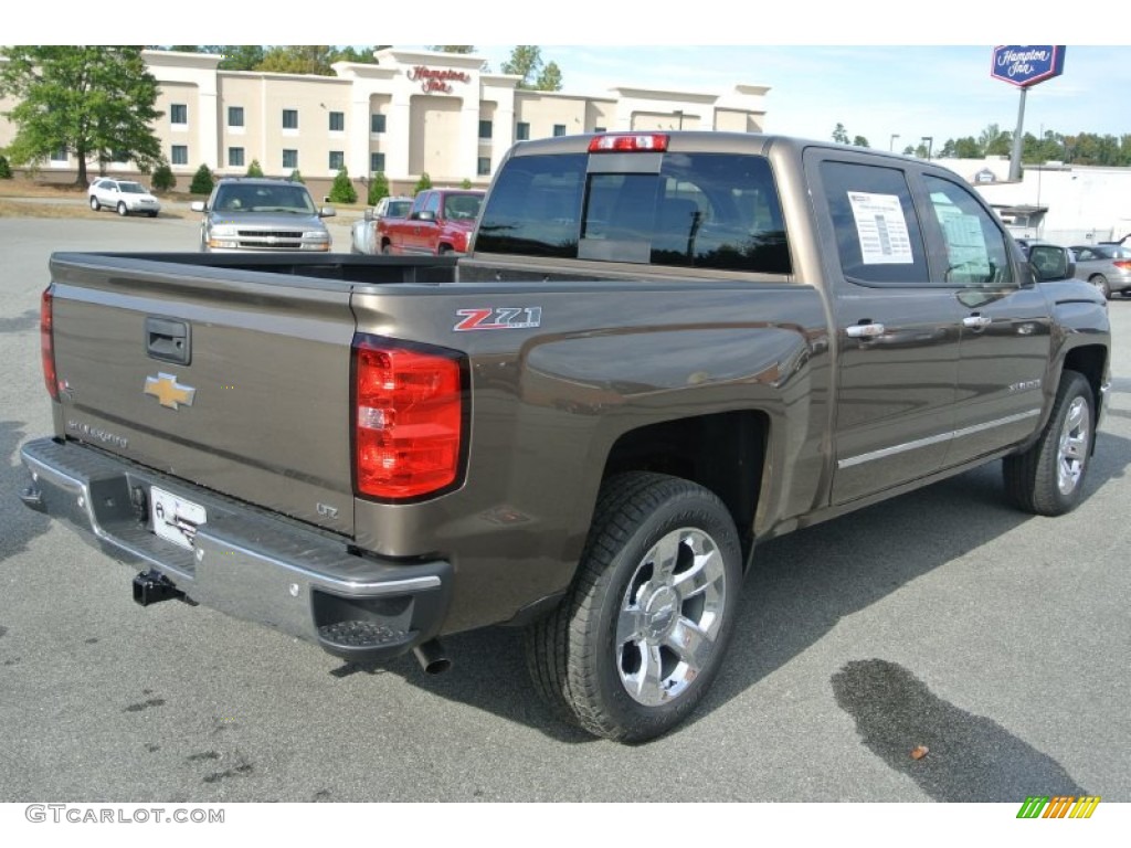 2014 Silverado 1500 LTZ Crew Cab 4x4 - Brownstone Metallic / Cocoa/Dune photo #5