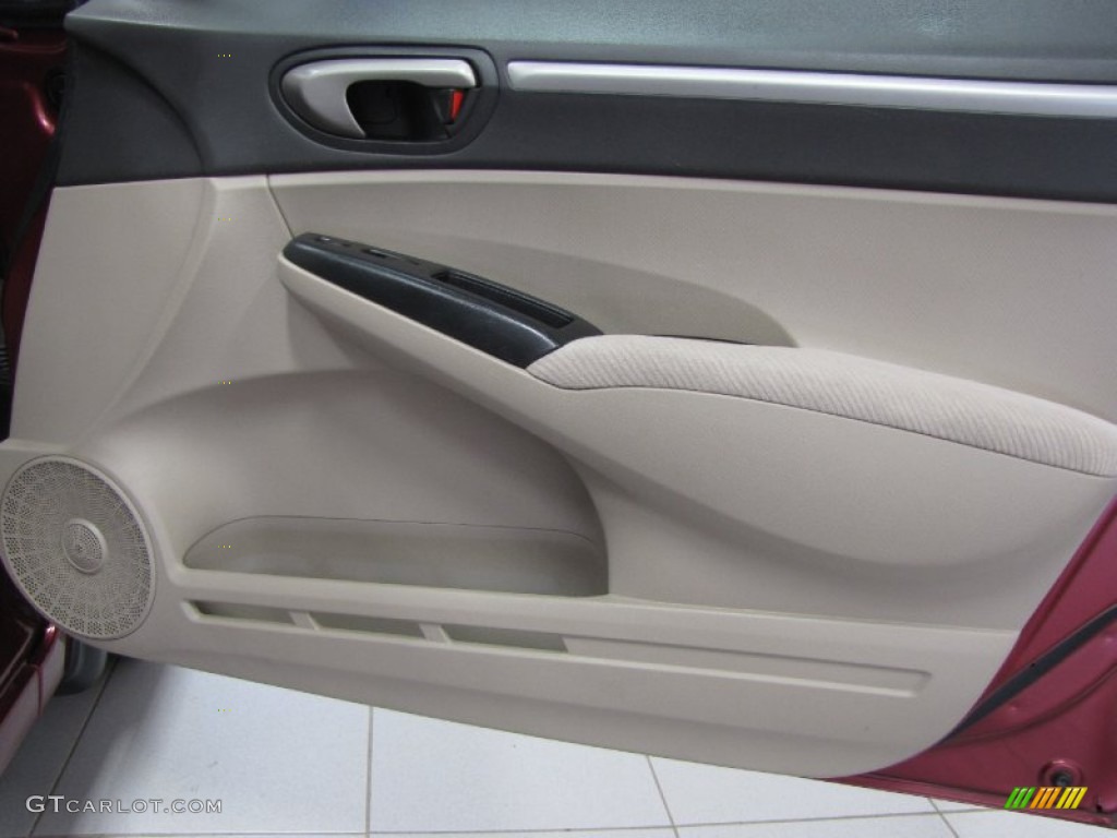 2011 Civic EX Sedan - Tango Red Pearl / Gray photo #13