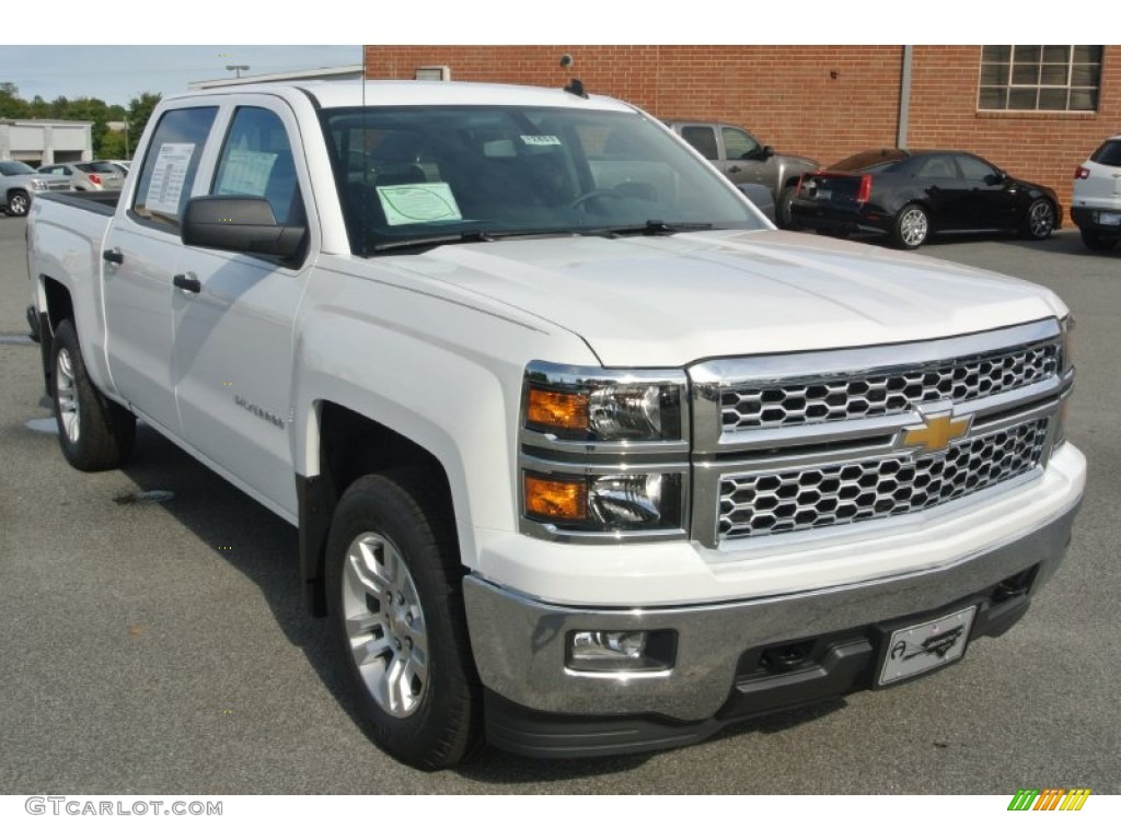 2014 Silverado 1500 LT Crew Cab 4x4 - Summit White / Jet Black photo #1