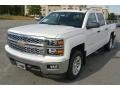 2014 Summit White Chevrolet Silverado 1500 LT Crew Cab 4x4  photo #2