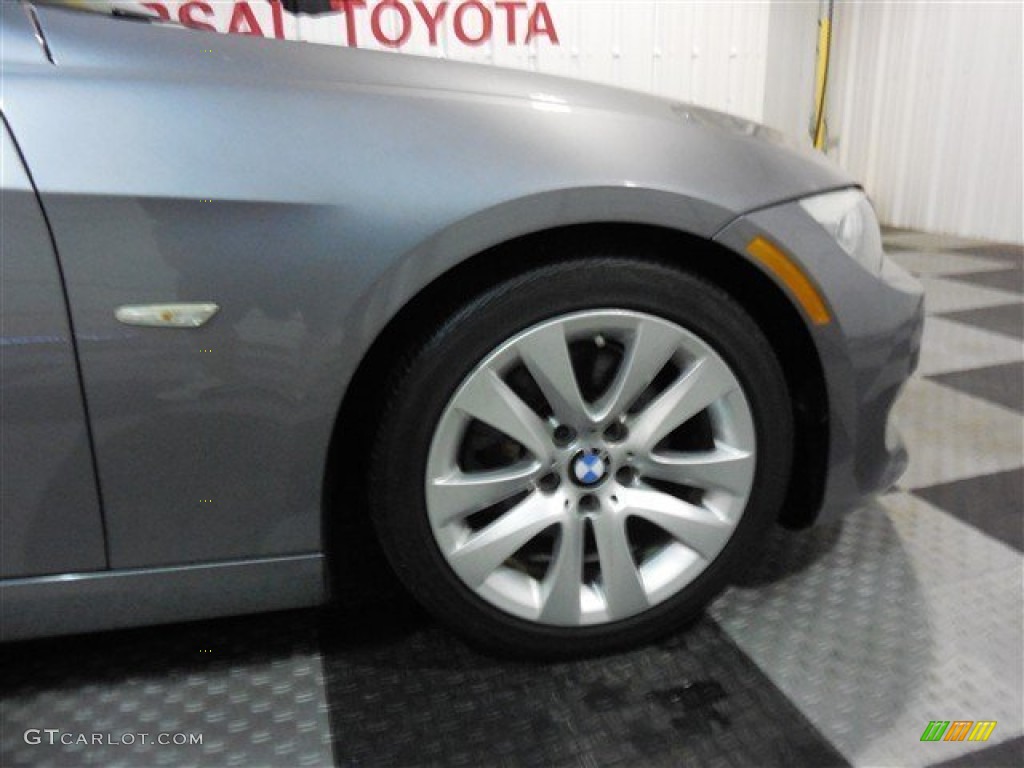 2011 3 Series 328i Coupe - Space Gray Metallic / Oyster/Black Dakota Leather photo #8