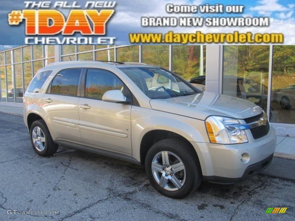 2009 Equinox LT AWD - Gold Mist Metallic / Light Cashmere photo #1