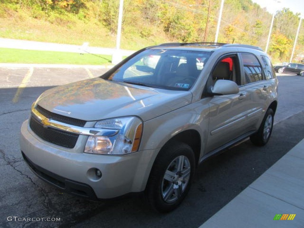 2009 Equinox LT AWD - Gold Mist Metallic / Light Cashmere photo #9