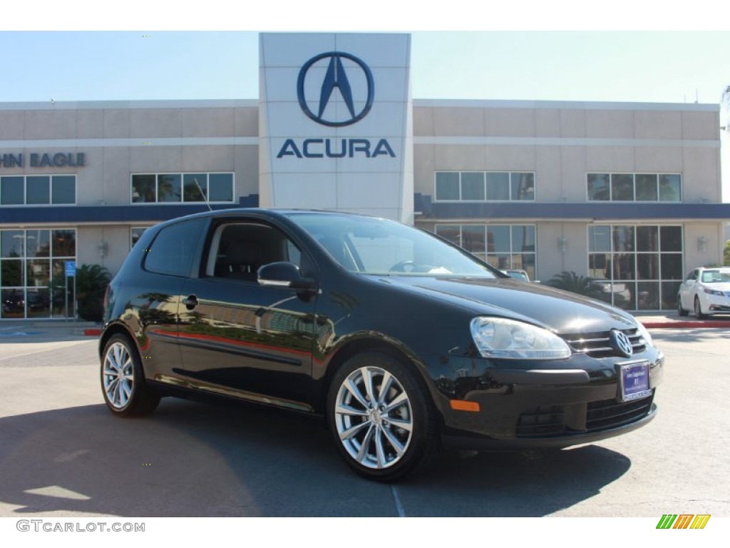 2008 Rabbit 2 Door - Black / Anthracite Black photo #1