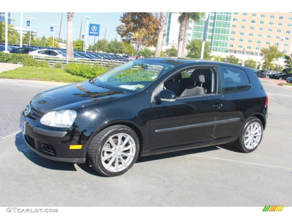 Black 2008 Volkswagen Rabbit 2 Door Exterior Photo #86602887