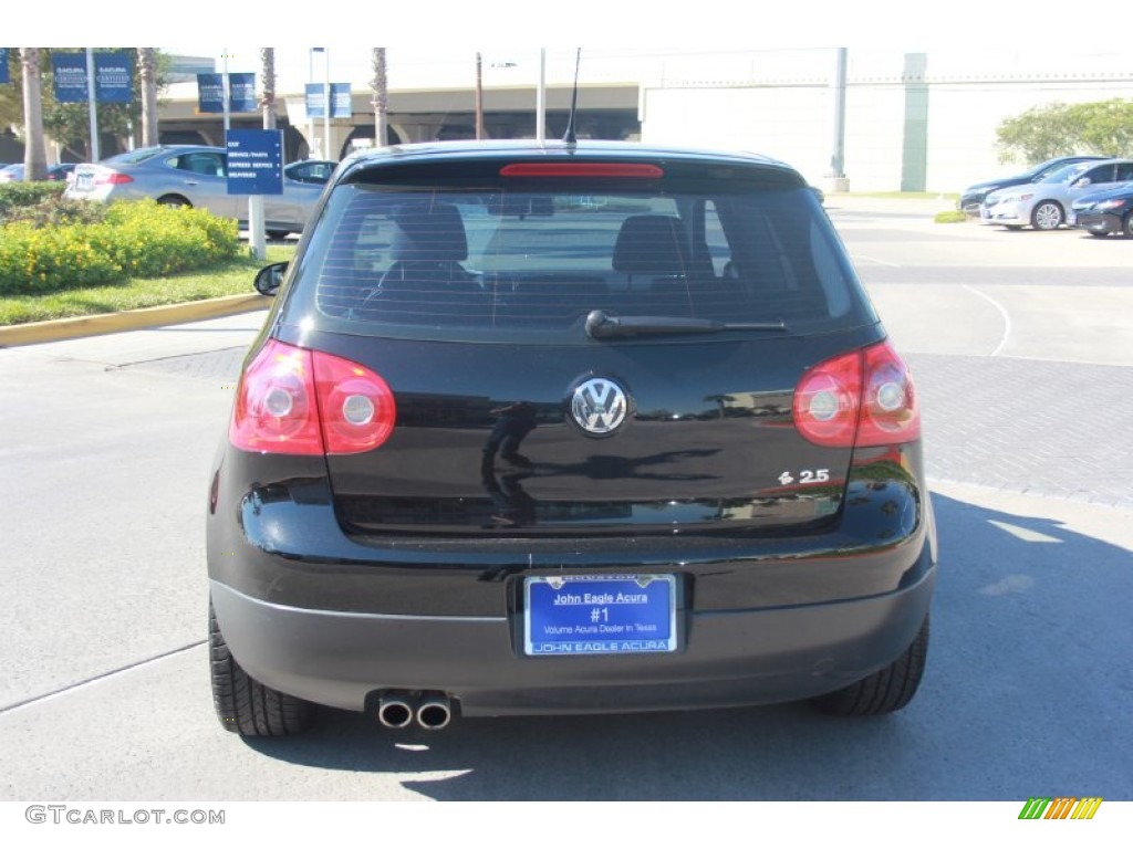 2008 Rabbit 2 Door - Black / Anthracite Black photo #4