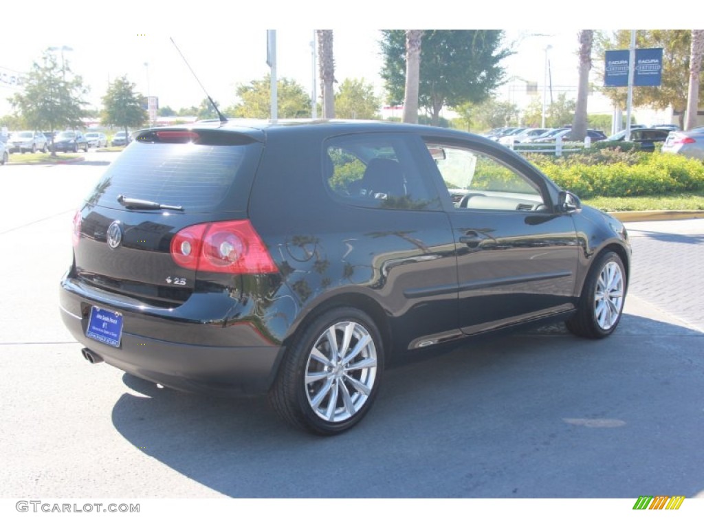 2008 Rabbit 2 Door - Black / Anthracite Black photo #8