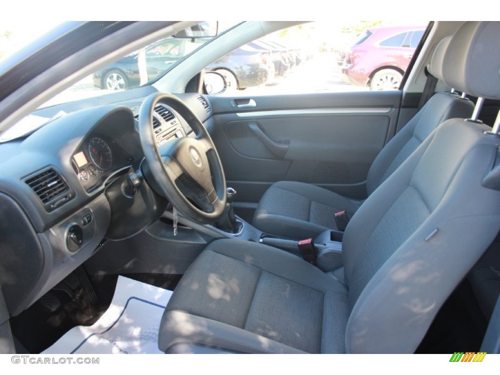 2008 Rabbit 2 Door - Black / Anthracite Black photo #10