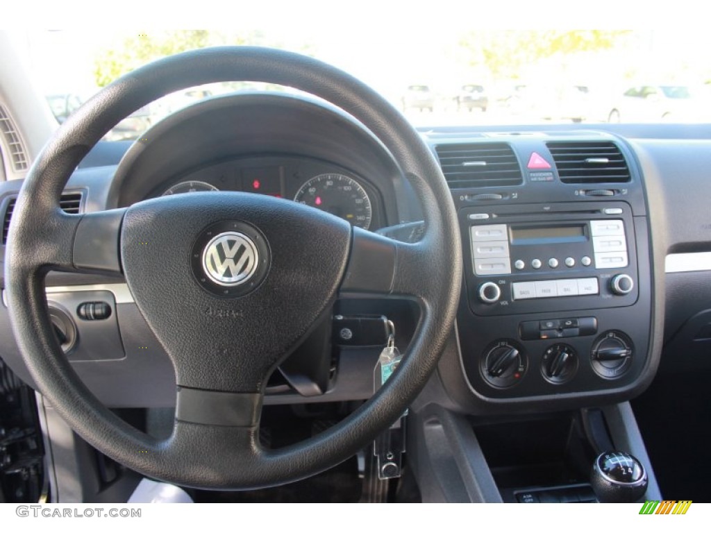 2008 Rabbit 2 Door - Black / Anthracite Black photo #19