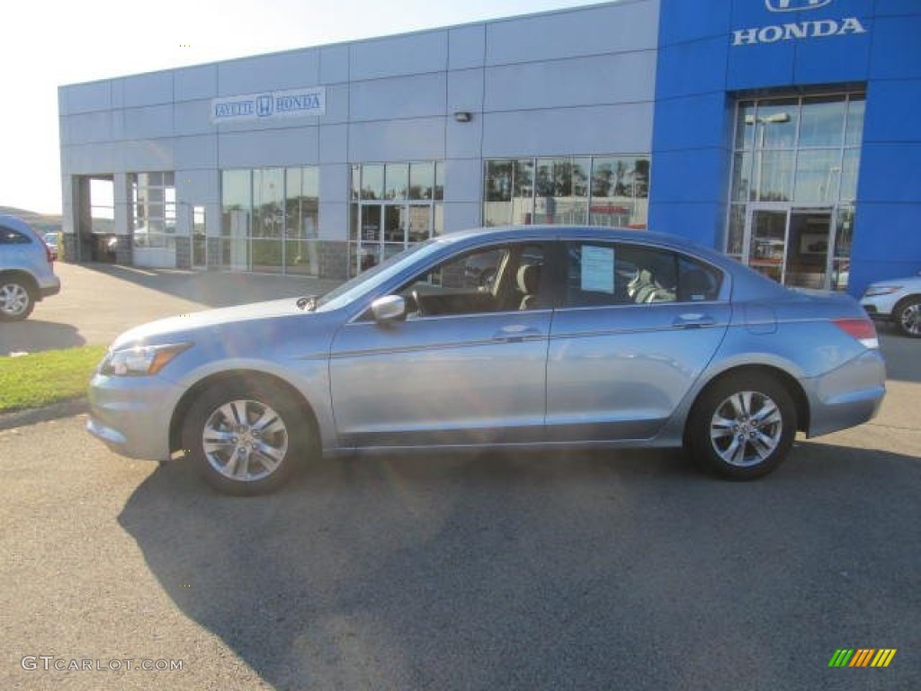 2011 Accord LX-P Sedan - Celestial Blue Metallic / Black photo #2