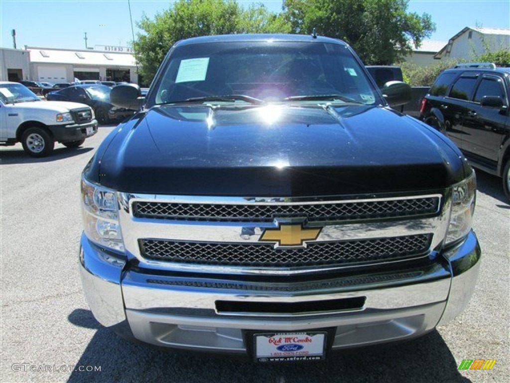 2012 Silverado 1500 LS Regular Cab - Black / Dark Titanium photo #2