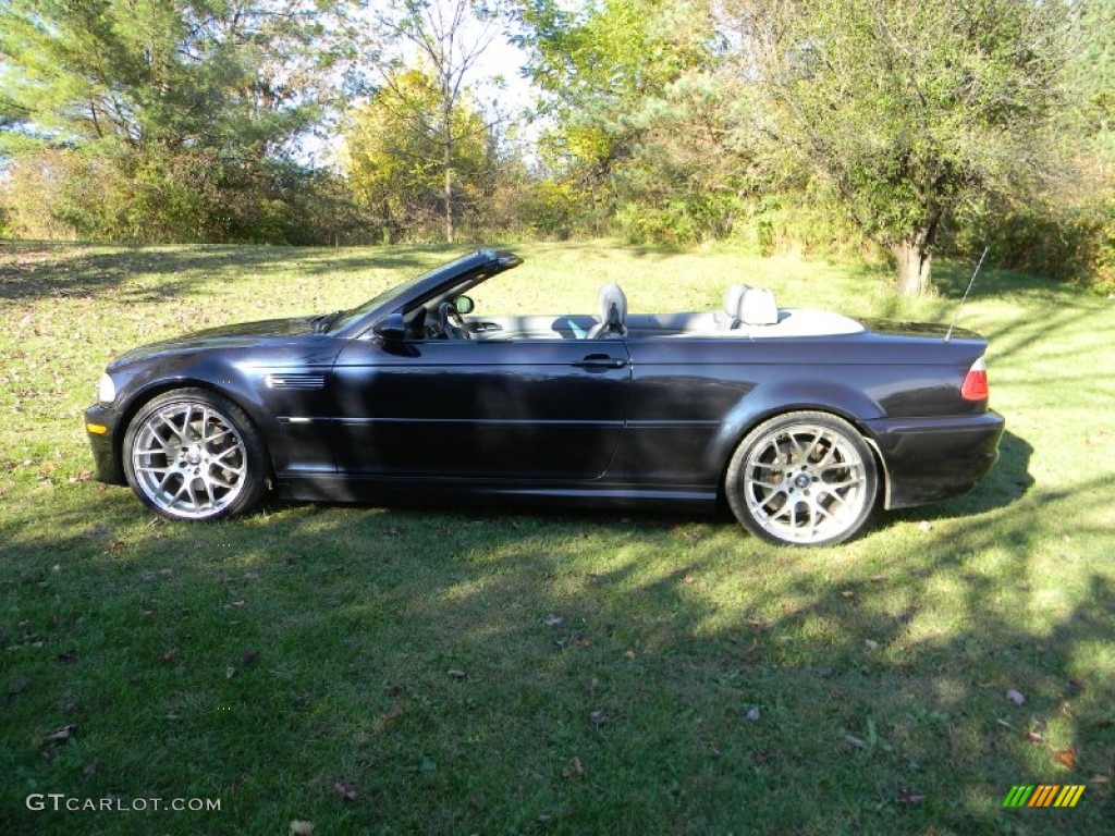 Carbon Black Metallic 2002 BMW M3 Convertible Exterior Photo #86603673