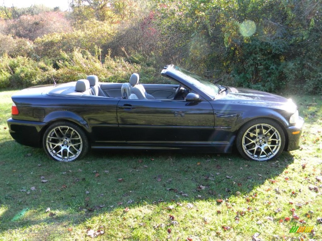 Carbon Black Metallic 2002 BMW M3 Convertible Exterior Photo #86603778