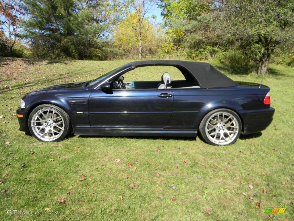 Carbon Black Metallic 2002 BMW M3 Convertible Exterior Photo #86603873