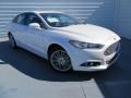 White Platinum - Fusion SE EcoBoost Photo No. 1