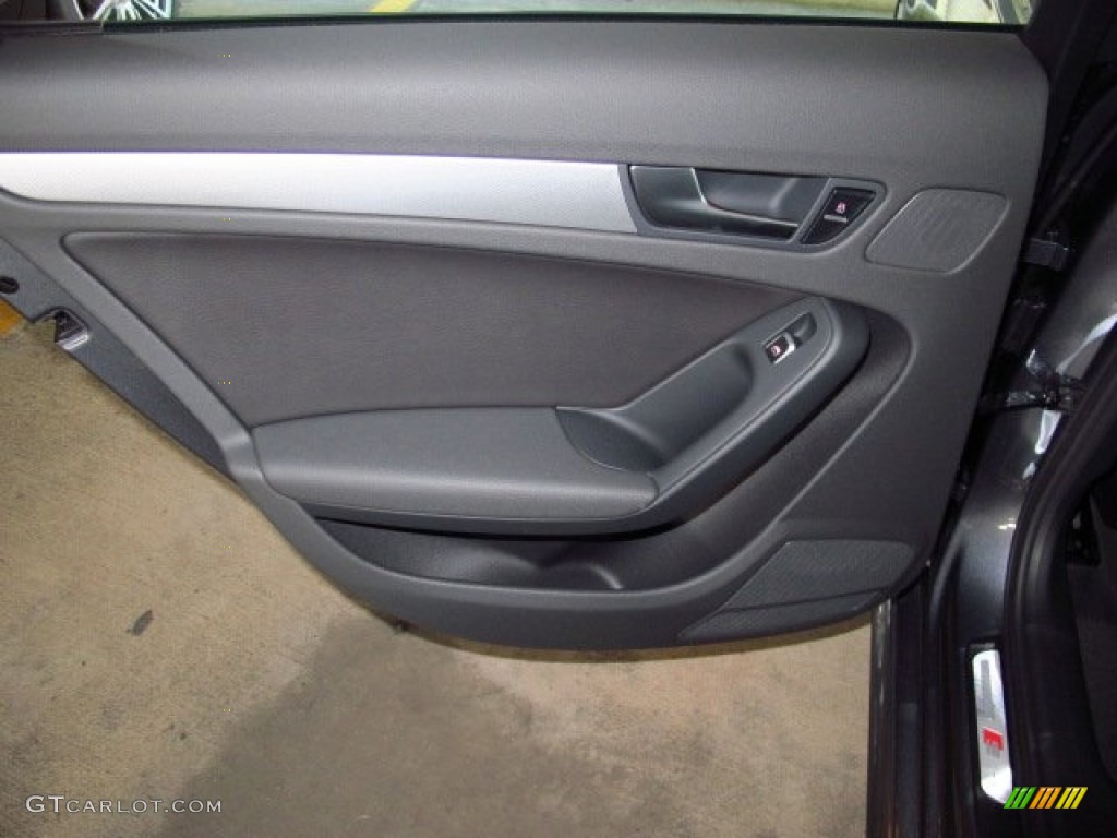 2014 A4 2.0T Sedan - Monsoon Grey Metallic / Black photo #12