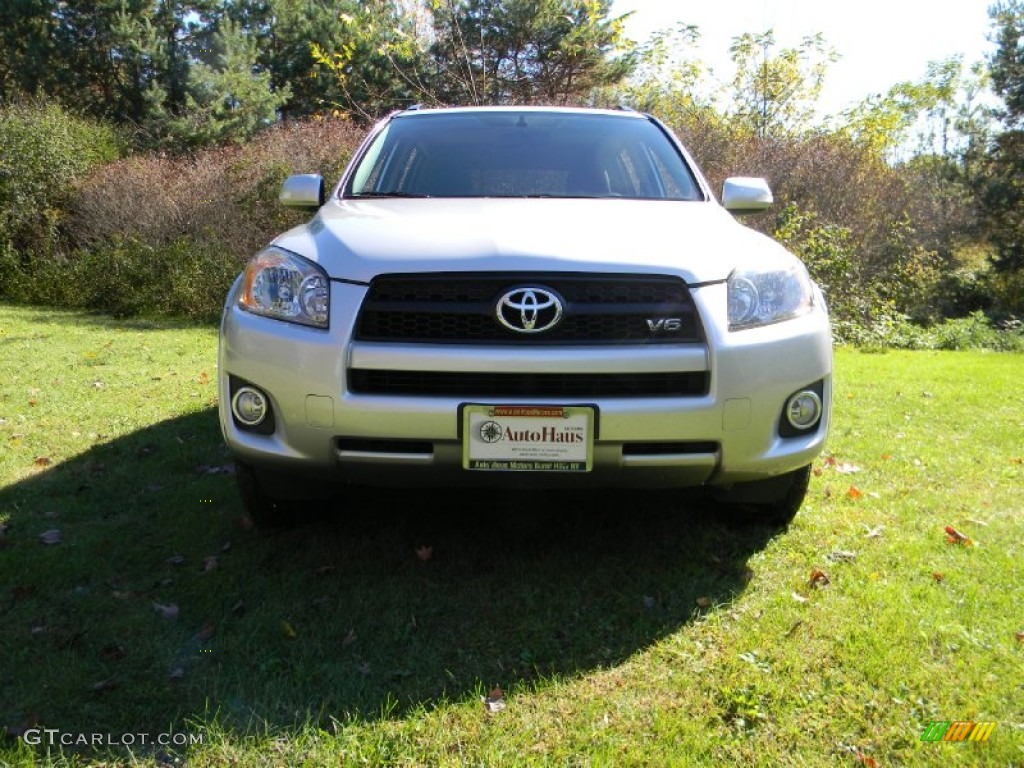2010 RAV4 Sport V6 4WD - Classic Silver Metallic / Dark Charcoal photo #11